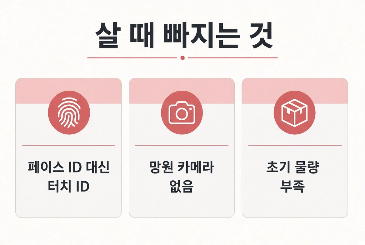 폴더블에서 빠질 수 있는 페이스 ID, 망원 카메라, 초기 물량