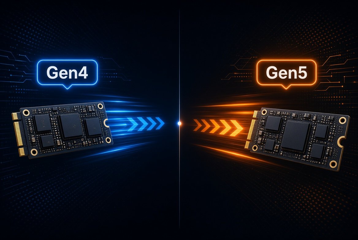 PCIe 4.0 SSD vs PCIe 5.0 SSD, 지금 뭐가 나은가