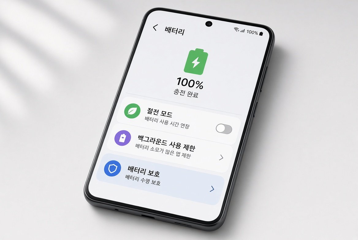 갤럭시 배터리 최적화 끄는 법, 알림 지연 해결 설정