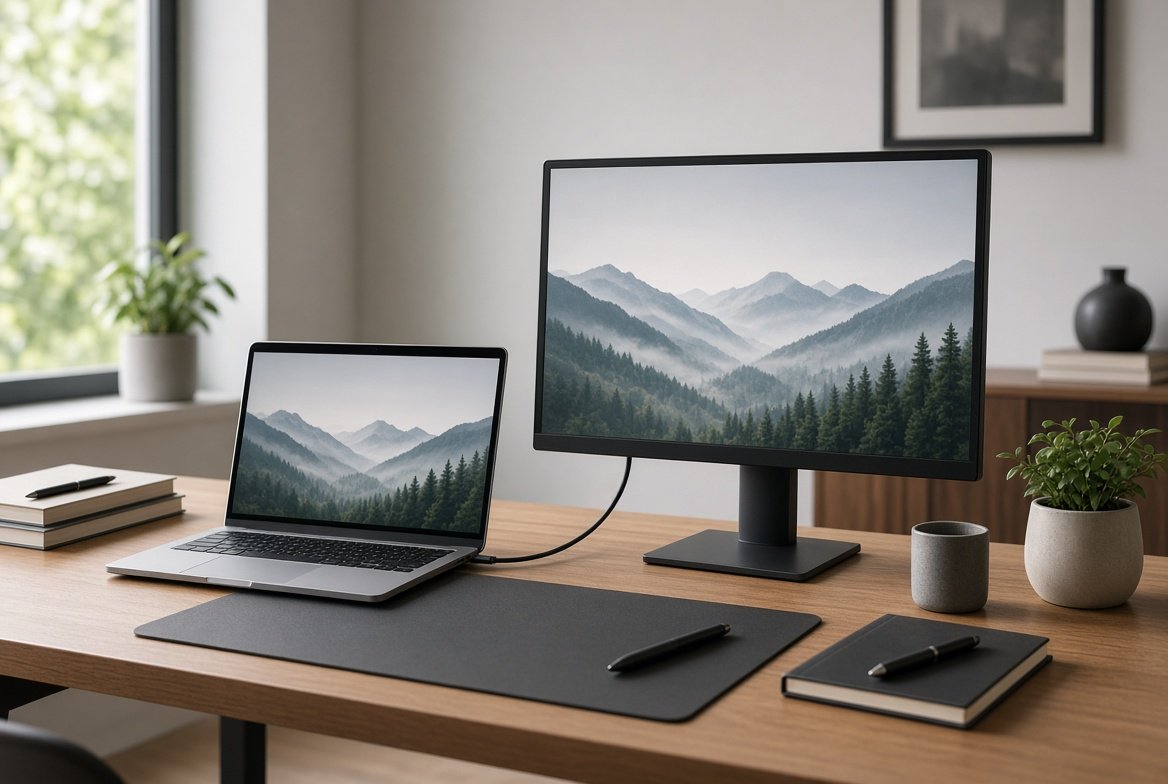 노트북 외장 모니터 연결 방법과 Windows 11 설정 가이드